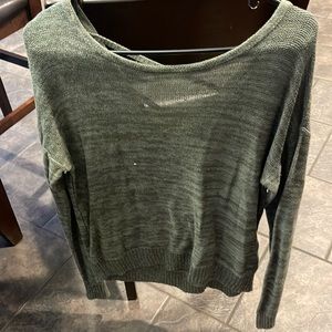 Olive green size large crisscross back